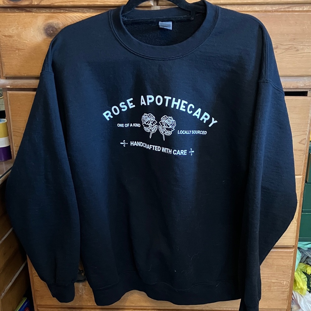 Gildan Black Rose Apothecary Sweatshirt